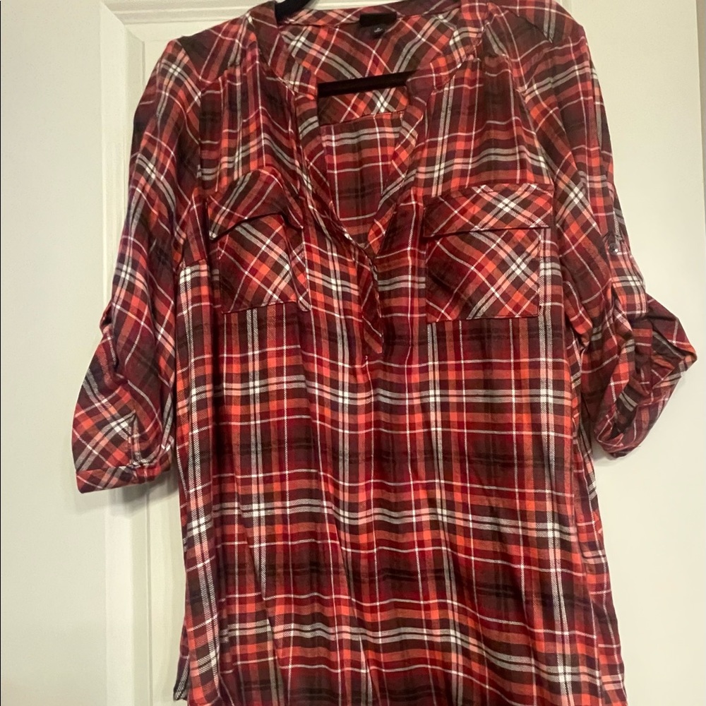 Torrid flannel blouse Sz. 2